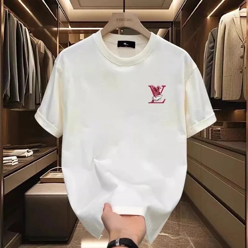 Louis Vuitton LV Graphic Print Cotton T-Shirt White