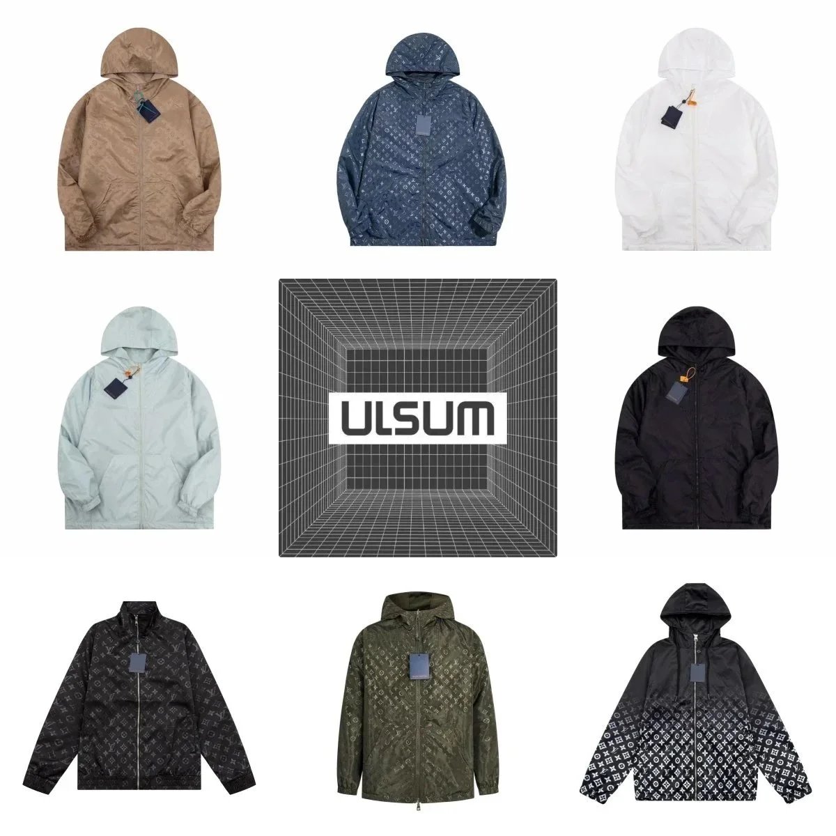 Louis Vuitton LV Monogram Lightweight Windbreaker Jacket Multicolor