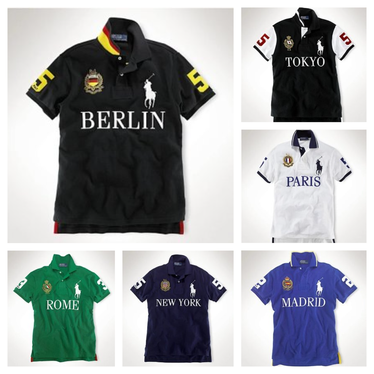 Ralph Lauren RL City Series Graphic Polo Shirt Multicolor