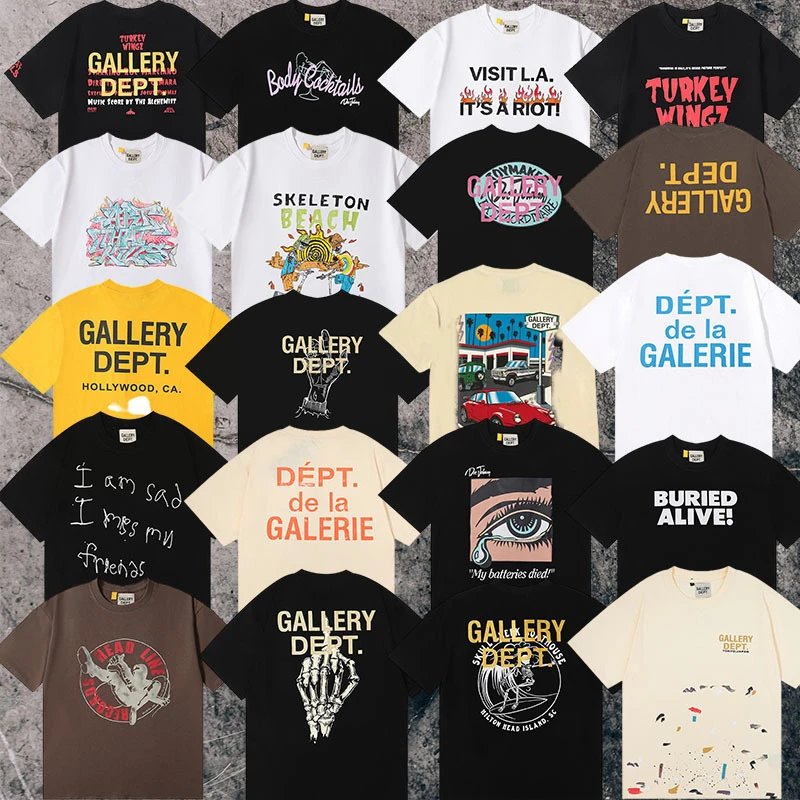 Gallery Dept. Graphic Print Oversized Tee Multicolor