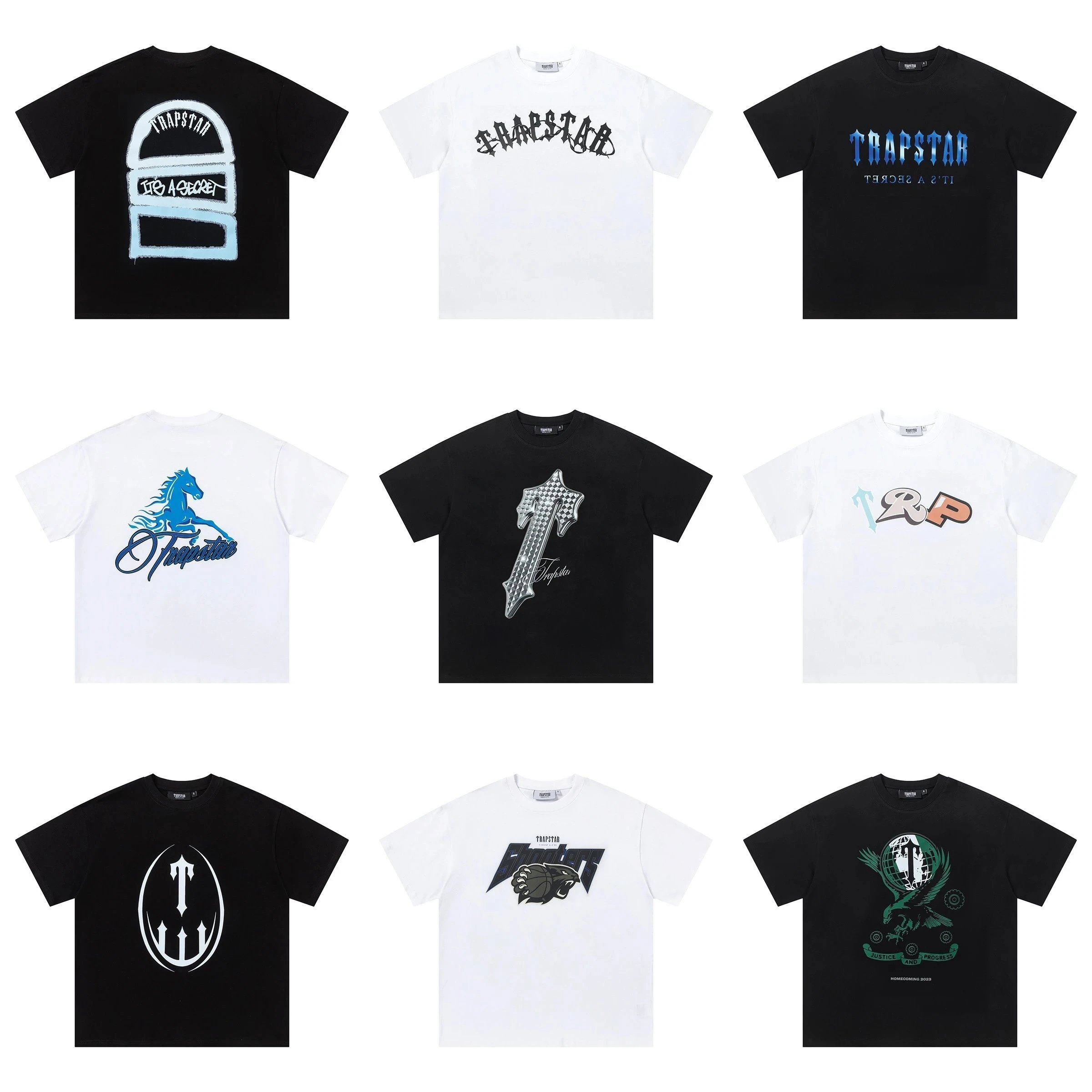 Trapstar Graphic Print Oversized Tee Multicolor