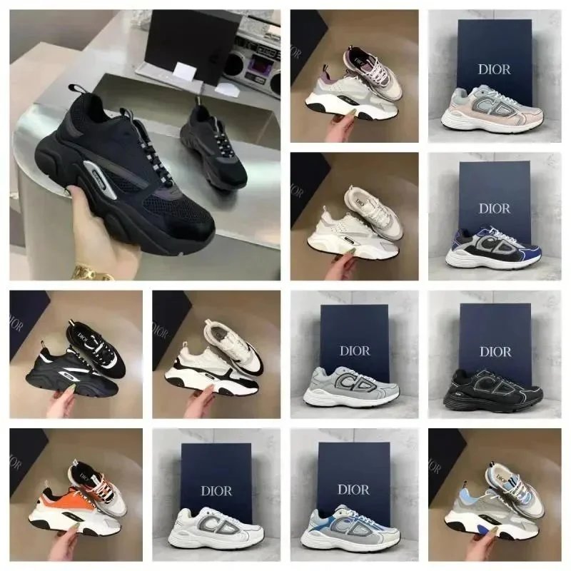 Dior B22 Chunky Sneakers Multicolor