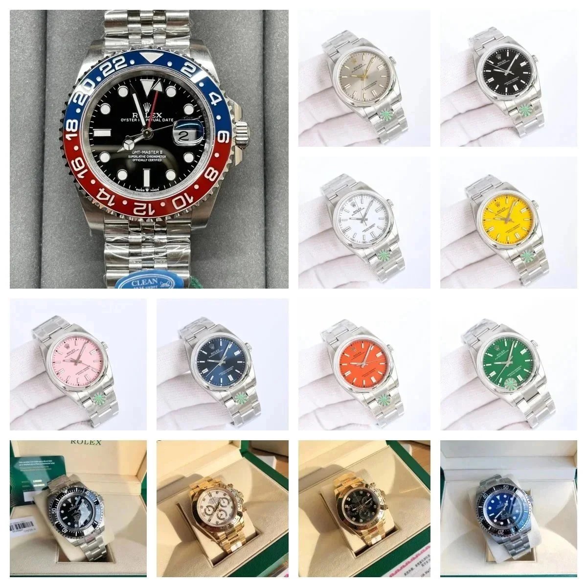Rolex GMT-Master II luxury watch Multicolor