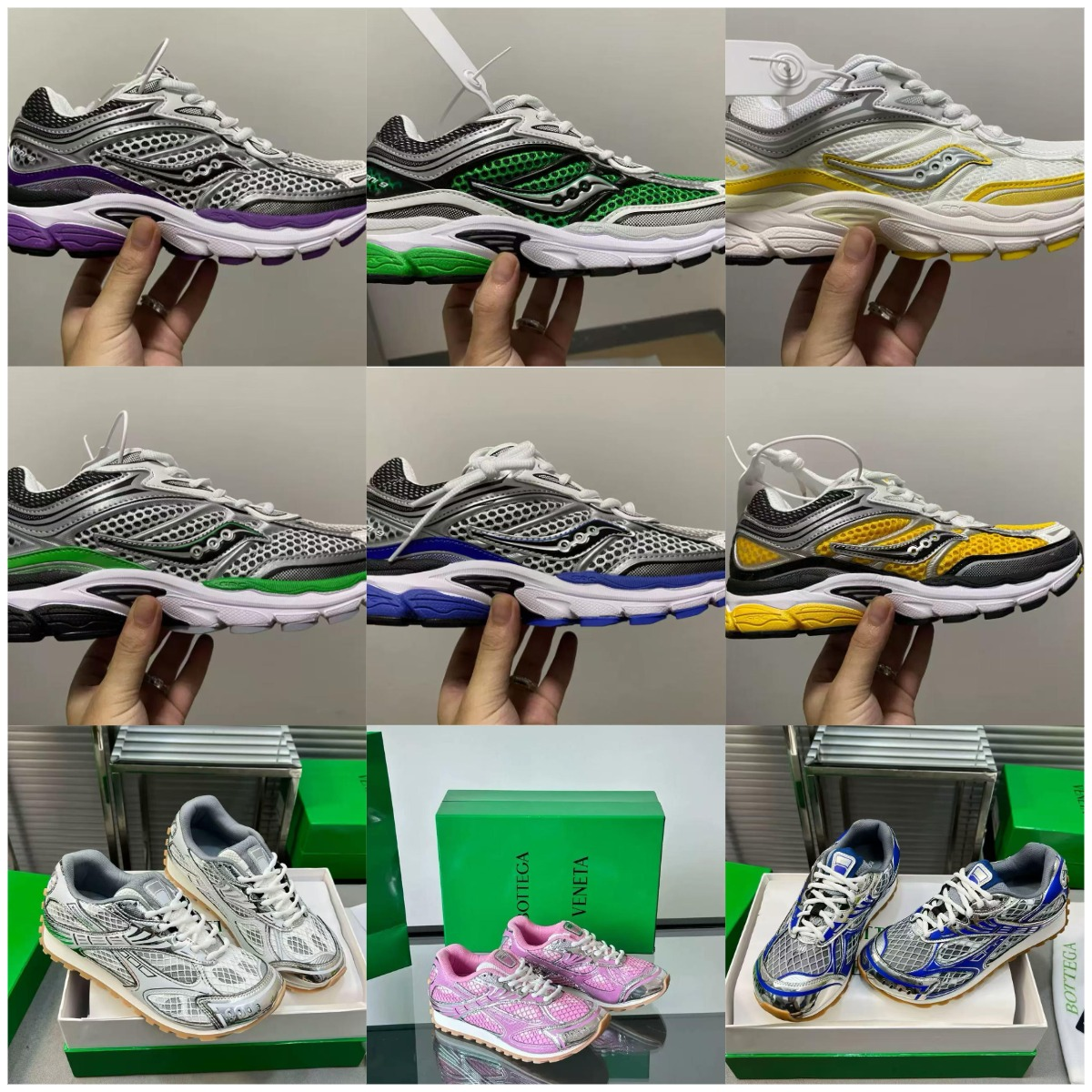 Saucony ProGrid Triumph 4 Chunky Sneakers Multicolor
