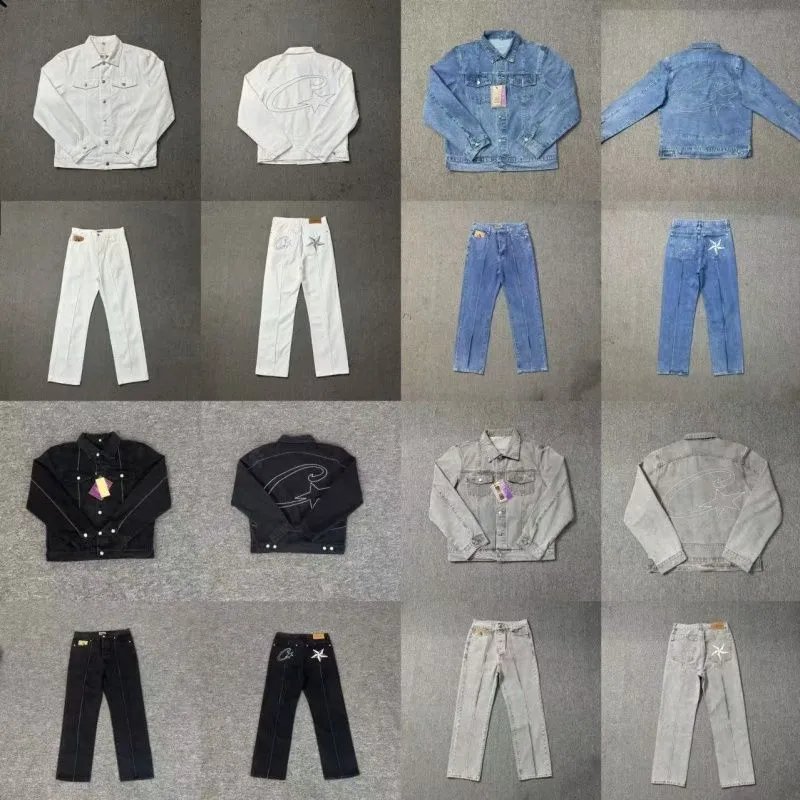 Corteiz CRTZ Star Denim Collection Streetwear Denim Jackets and Jeans Multicolor