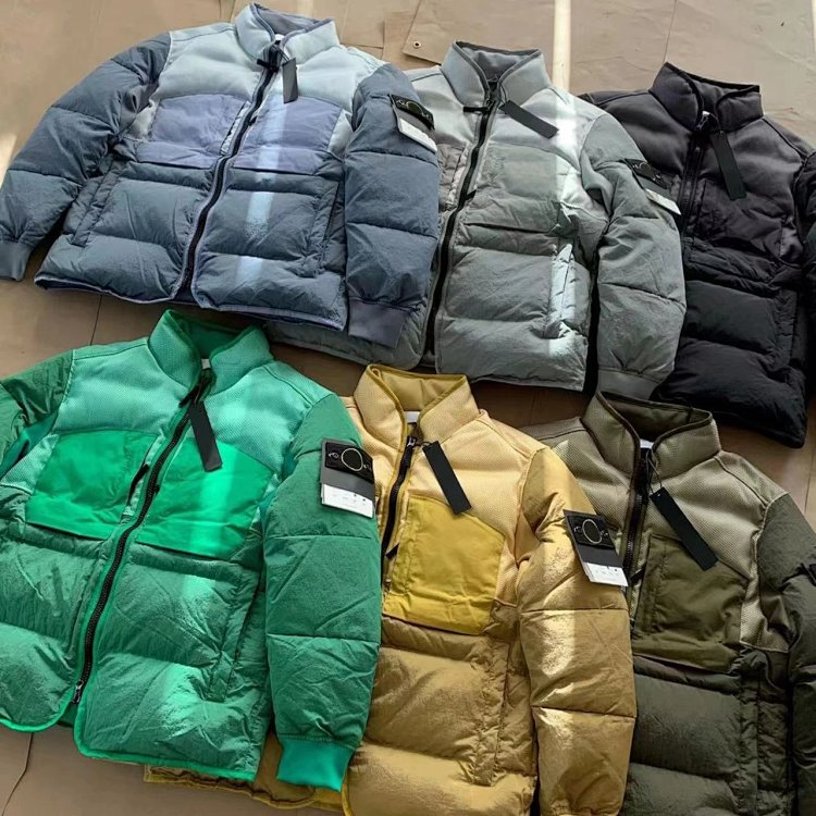 Stone Island Nylon Metal Puffer Jacket Multicolor