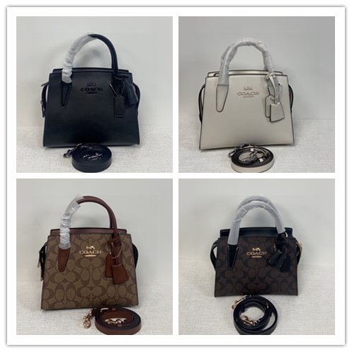 Coach Rowan Satchel Classic Leather Handbag Multicolor