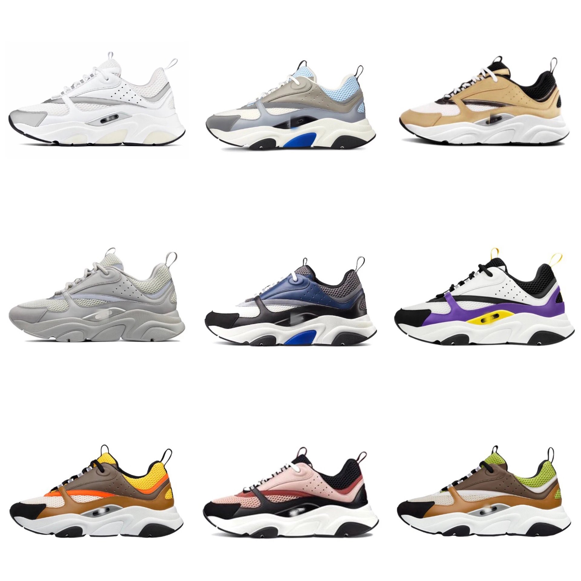Dior B22 Chunky Sneakers Multicolor
