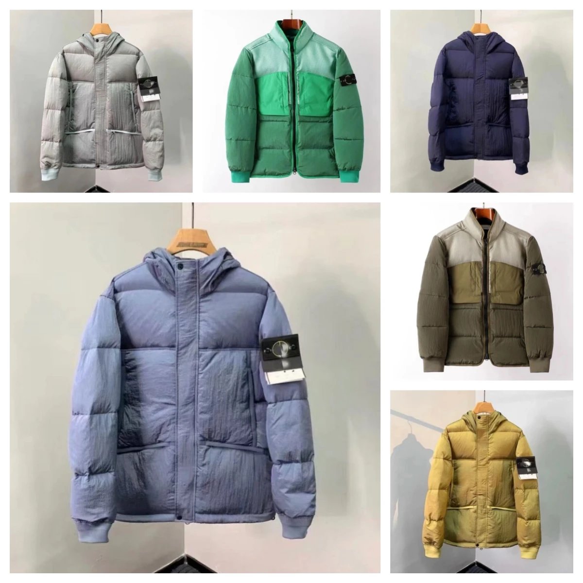 Stone Island Nylon Metal Puffer Jacket Multicolor