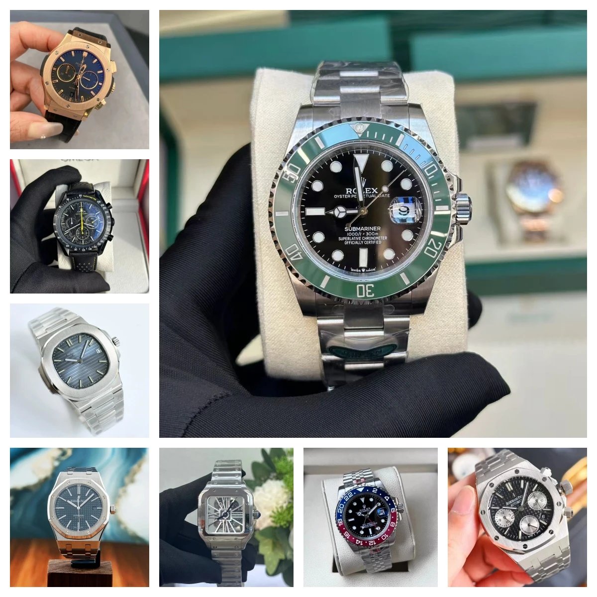 Rolex Submariner 126610LV Luxury Watch Green and Silver