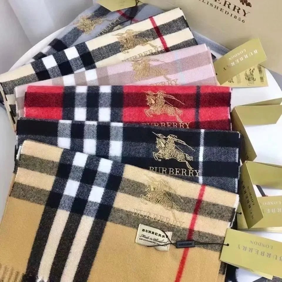 Burberry Check Cashmere Classic Scarf Multicolor