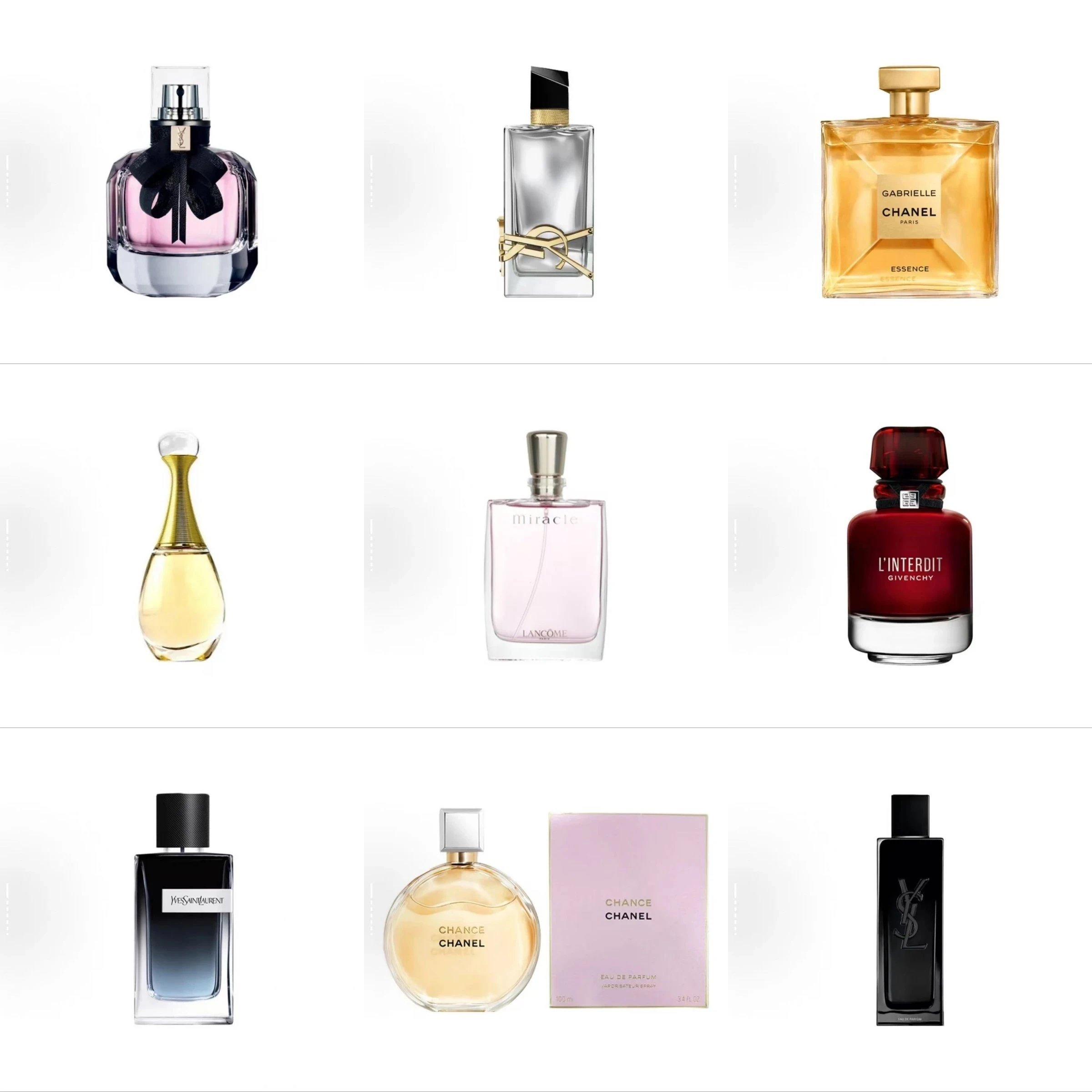 Design Luxury Perfume Collection Fragrance Set Multicolor