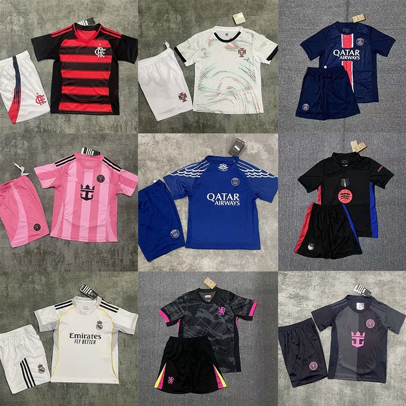Design Football Jersey Shorts Sets Retro Sporty Matching Set Multicolor