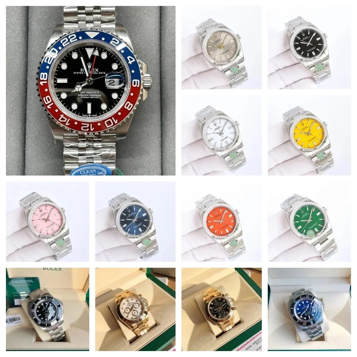Rolex GMT-Master II luxury watch Black and Red
