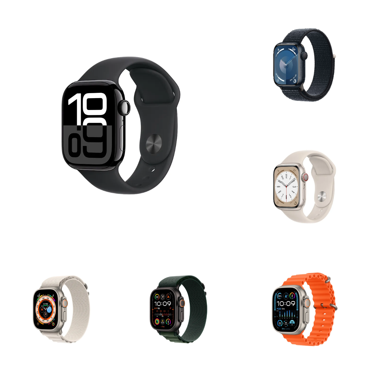 Apple Watch Series 9 and Ultra 2 Smartwatch Collection Multicolor