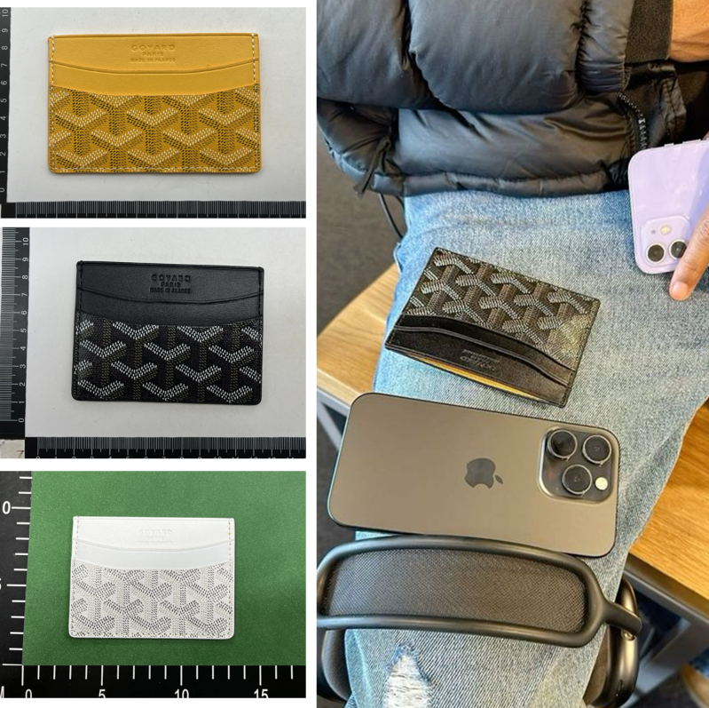 Goyard Saint Sulpice Slim Card Holder Multicolor