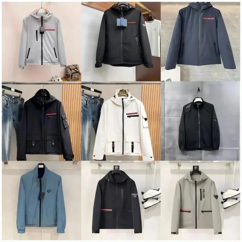 Prada Technical Fabric Lightweight Jacket Multicolor