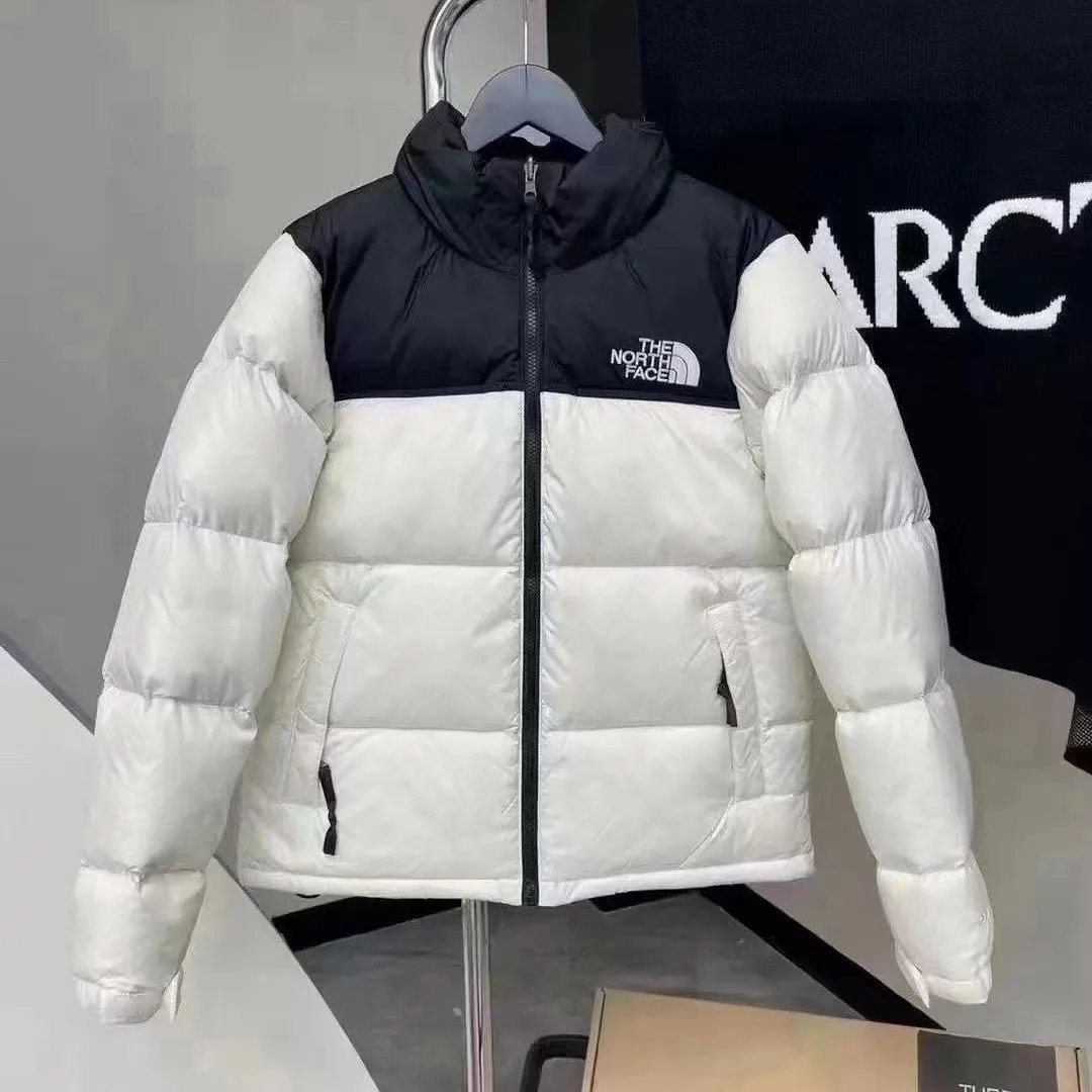 The North Face TNF 1996 Retro Nuptse Puffer Jacket White and Black