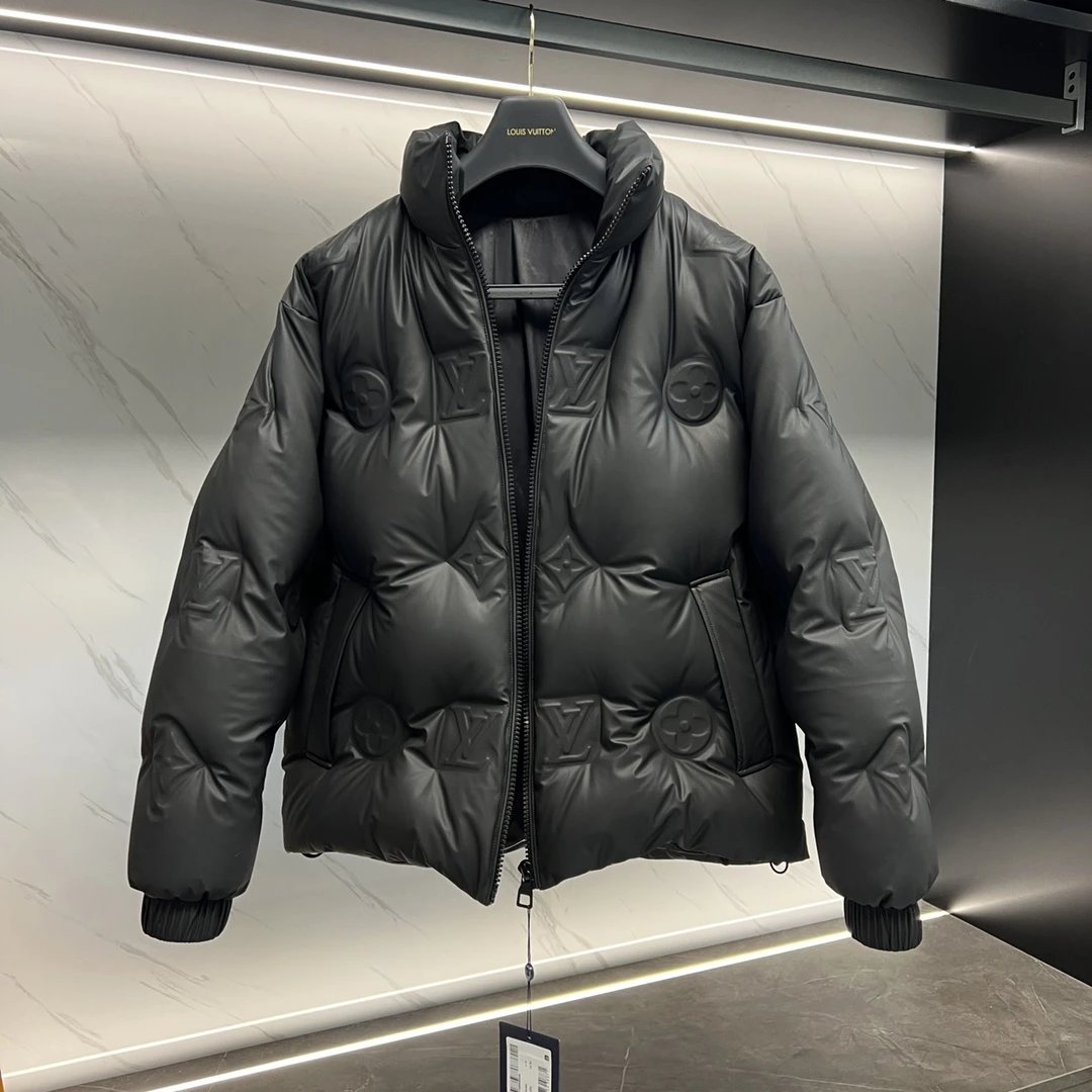 Louis Vuitton LV Monogram Puffer Jacket Black