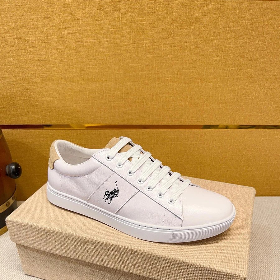 U.S. Polo Assn. Leather Casual Sneakers White