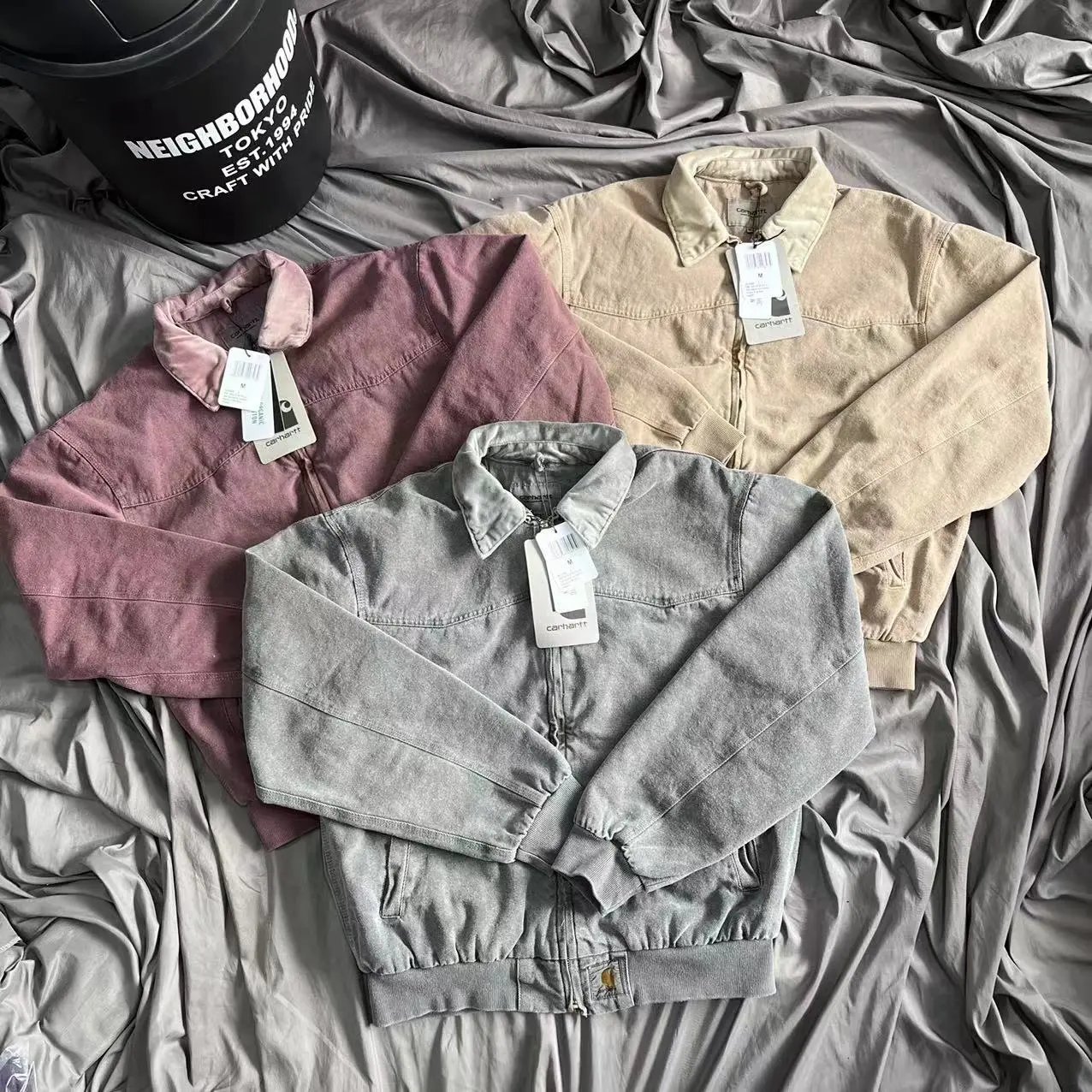 Carhartt Detroit Vintage Washed Canvas Jacket Multicolor