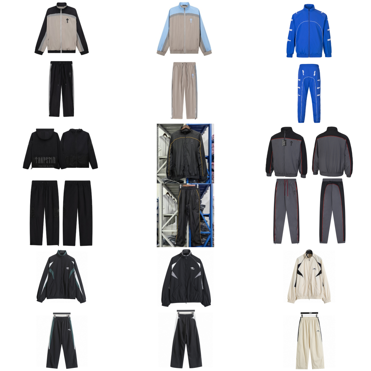Trapstar Tracksuit Collection Streetwear Matching Set Multicolor