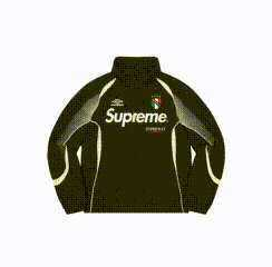 Supreme Umbro Track Jacket Sporty Windbreaker Black