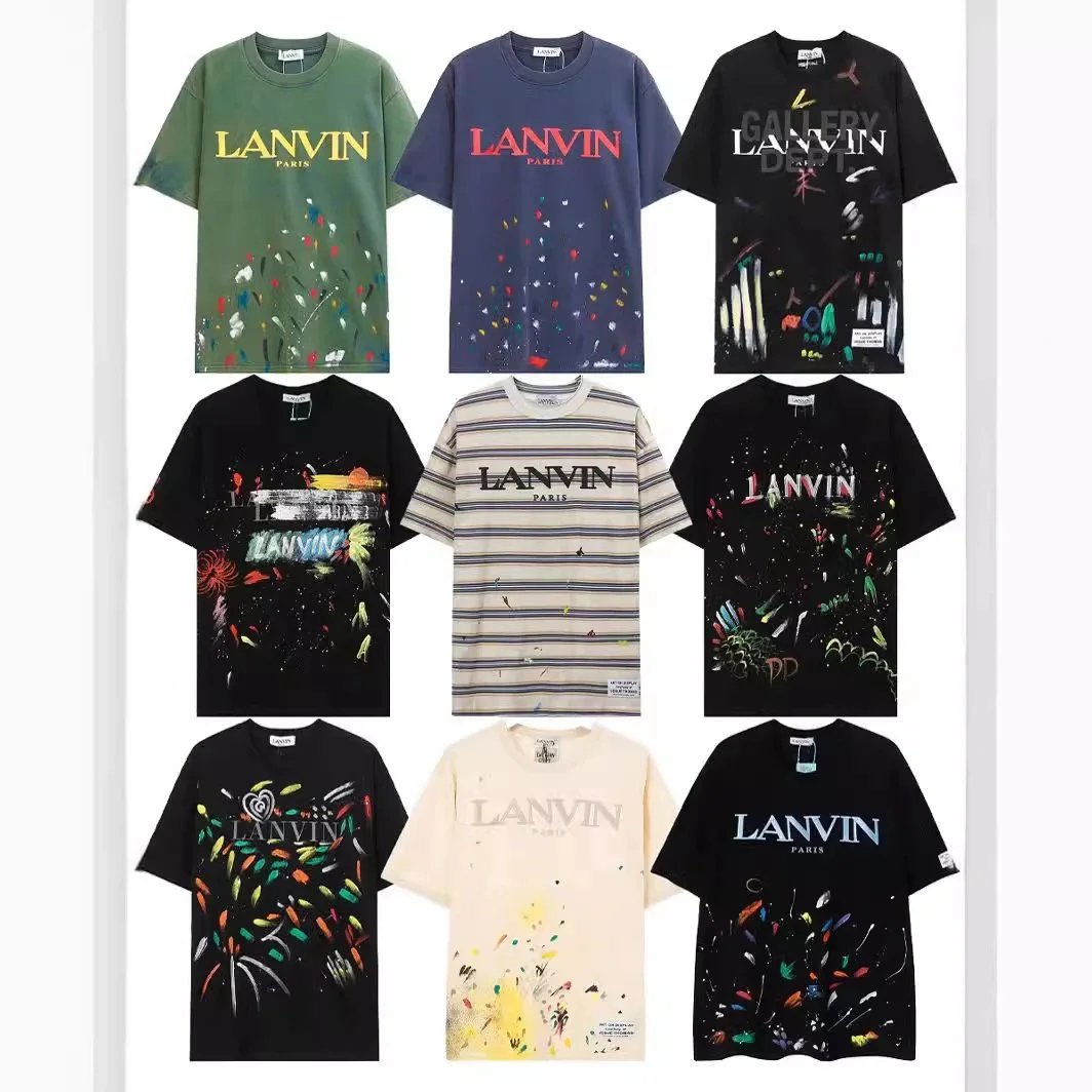 Lanvin Gallery Dept. Paint Splatter Graphic Tee Multicolor