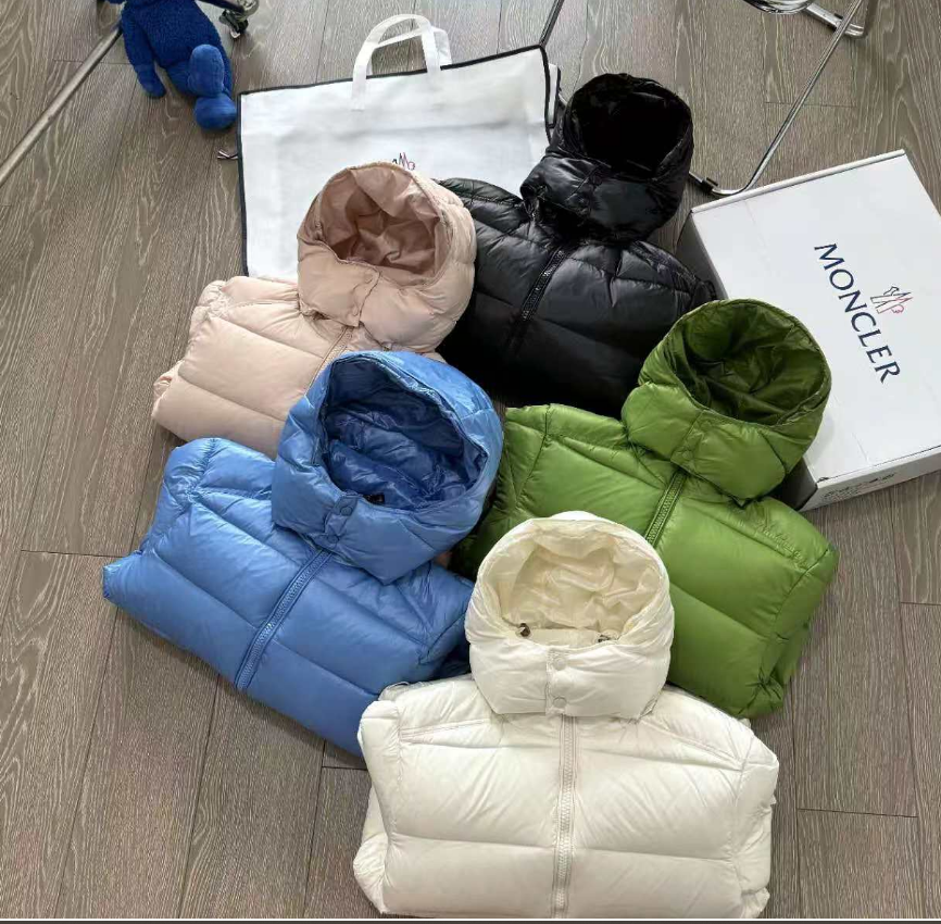 Moncler Puffer Jacket Lightweight Down Outerwear Multicolor