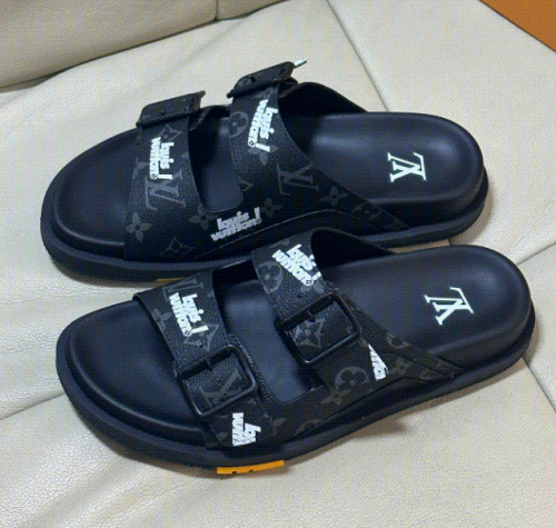Louis Vuitton LV Rivoli Mule Casual Sandals Black