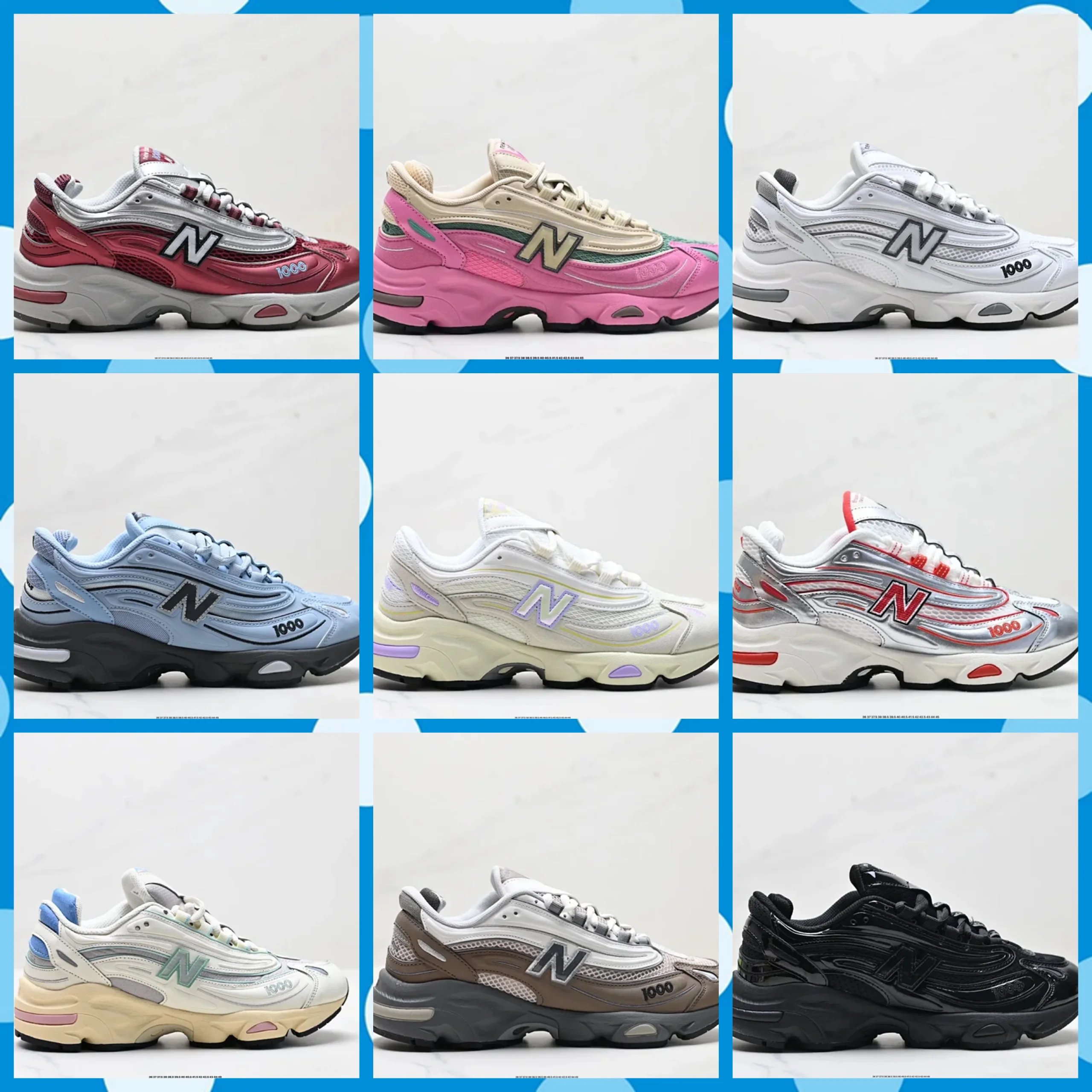 New Balance 1000 Chunky Sneakers Multicolor