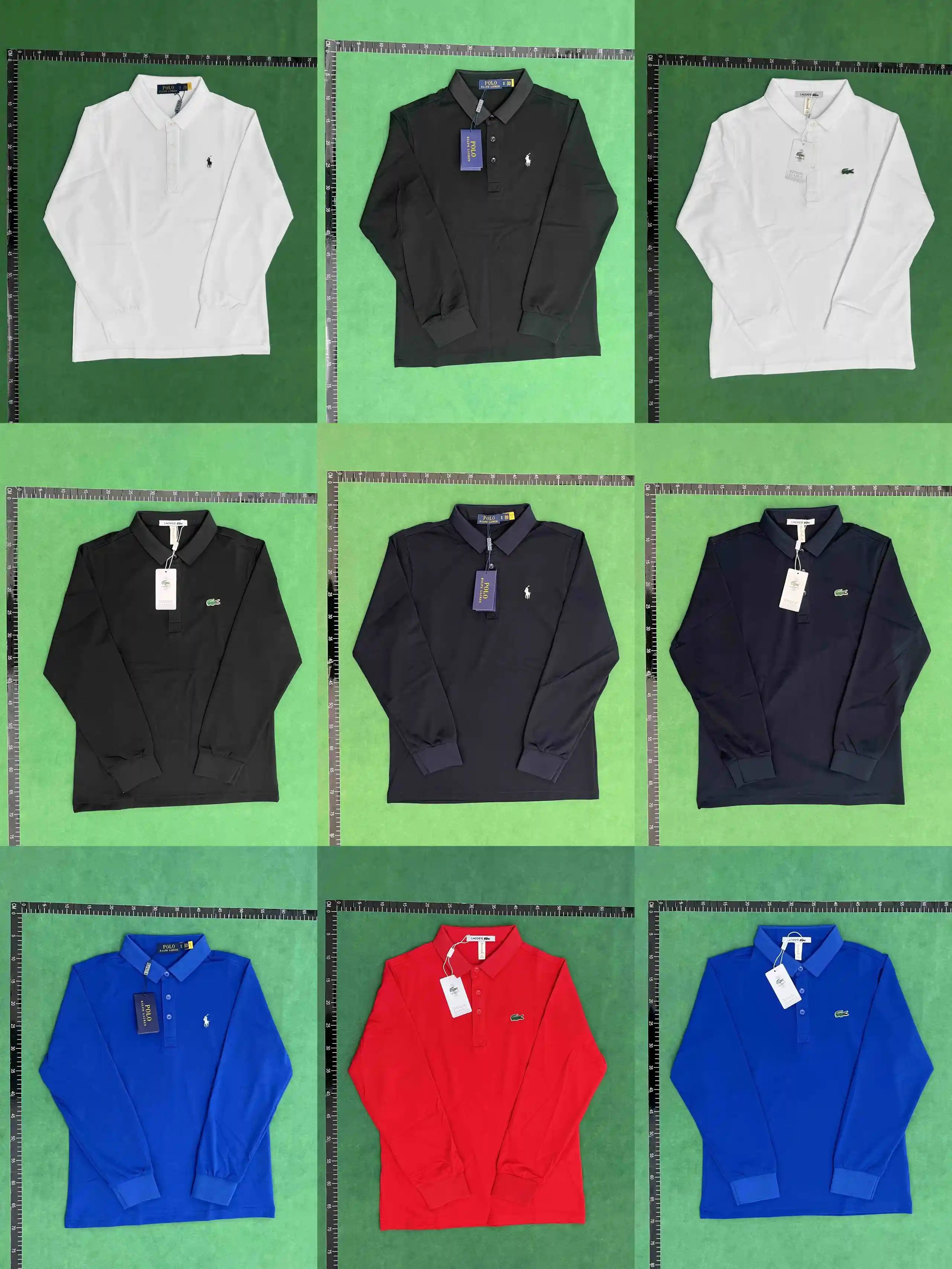 Polo Ralph Lauren Long Sleeve Classic Cotton Polo Shirt Multicolor