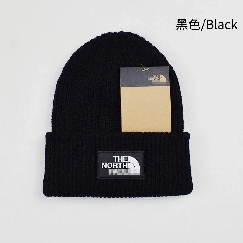 The North Face TNF Ribbed Knit Beanie Hat Black