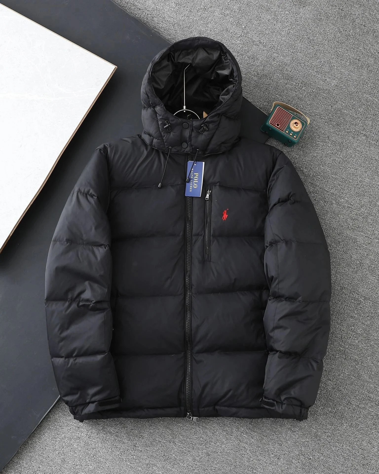 Polo Ralph Lauren PRL Puffer Warm Winter Jacket Black