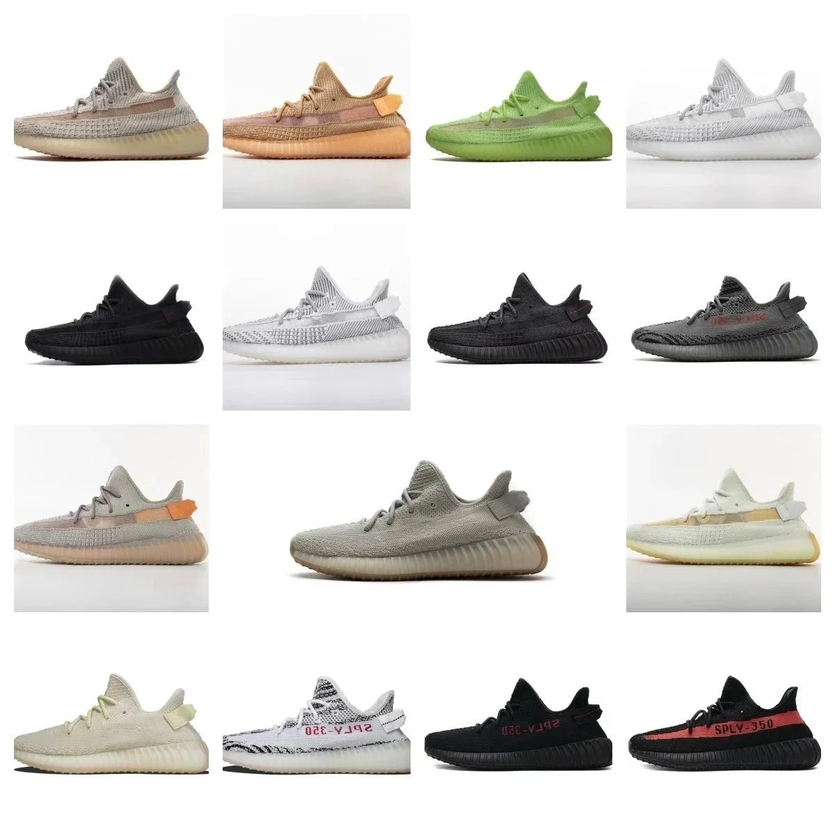 Adidas Yeezy Boost 350 V2 Chunky Sneakers Multicolor