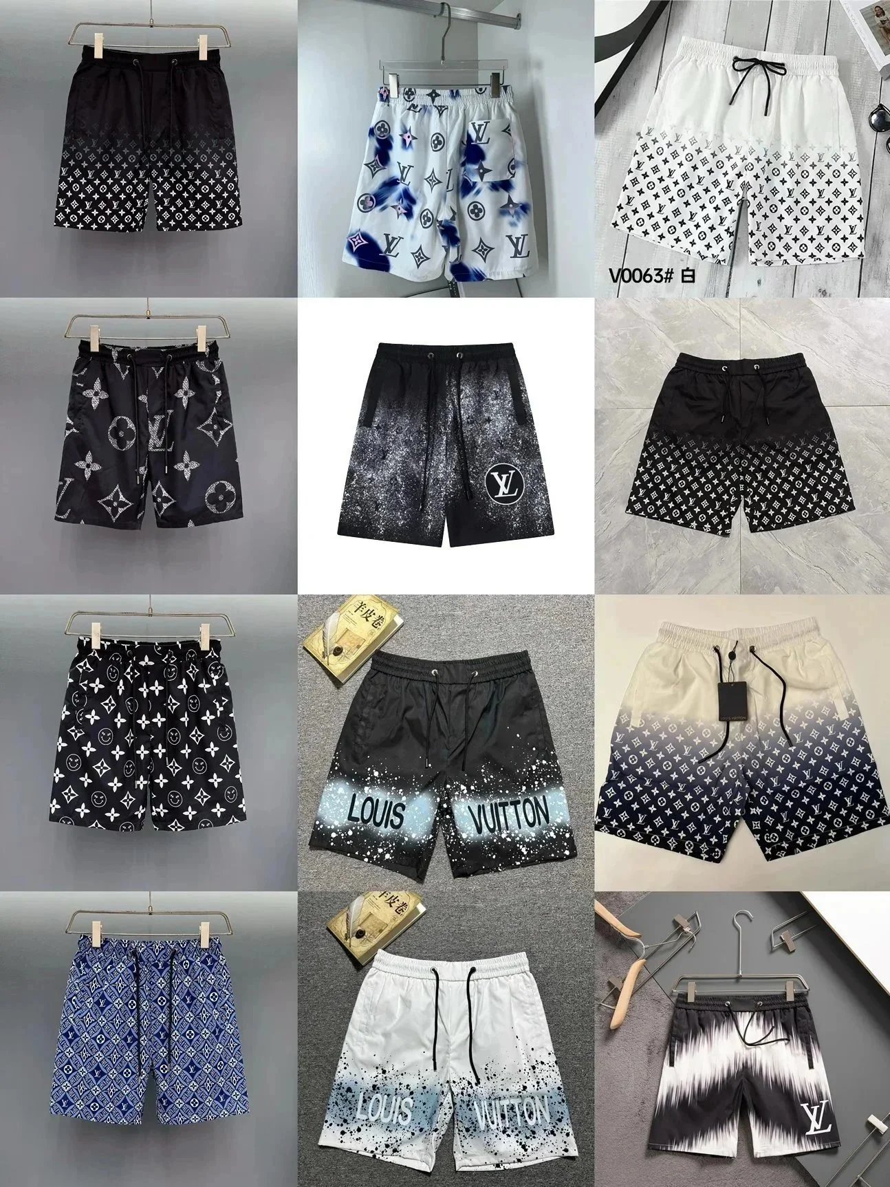 Louis Vuitton LV Monogram Casual Swim Shorts Multicolor