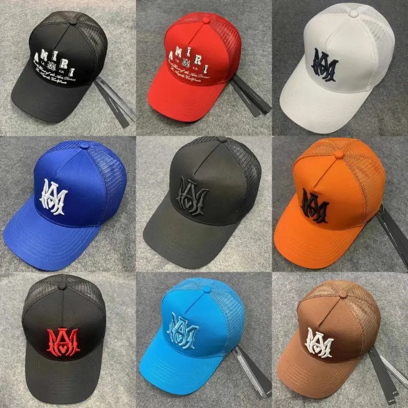 Amiri Trucker Hat Mesh Baseball Cap Multicolor