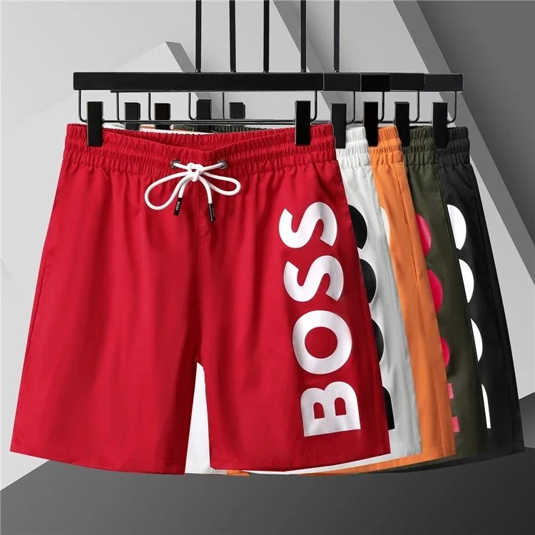 Hugo Boss Graphic Print Casual Shorts Multicolor