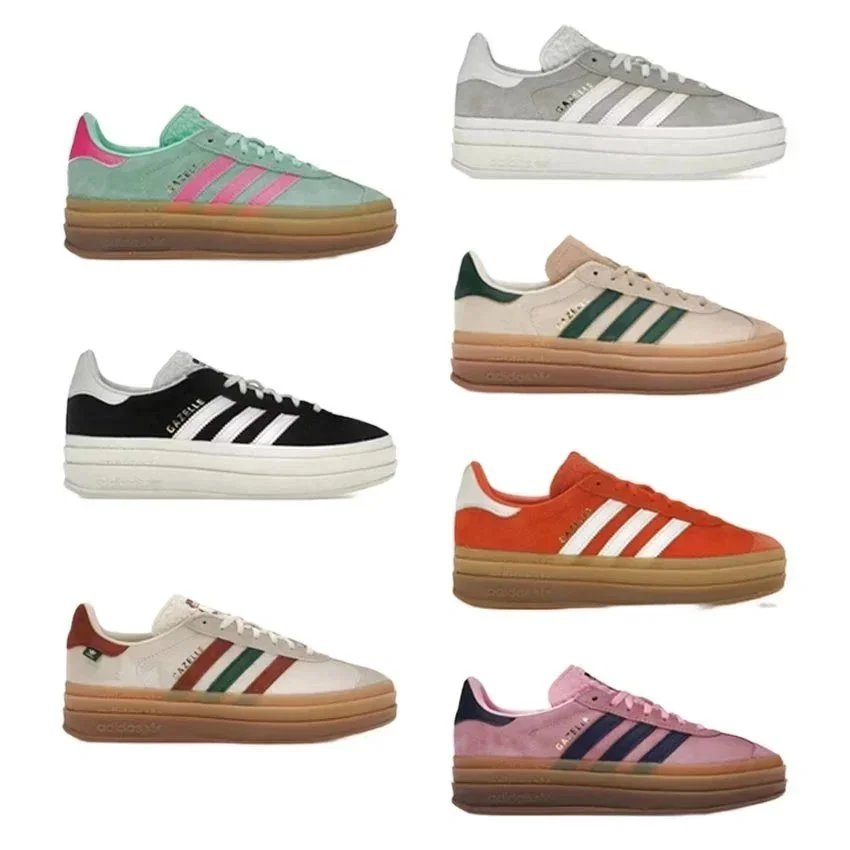 Adidas Gazelle Bold Platform Sneakers Multicolor