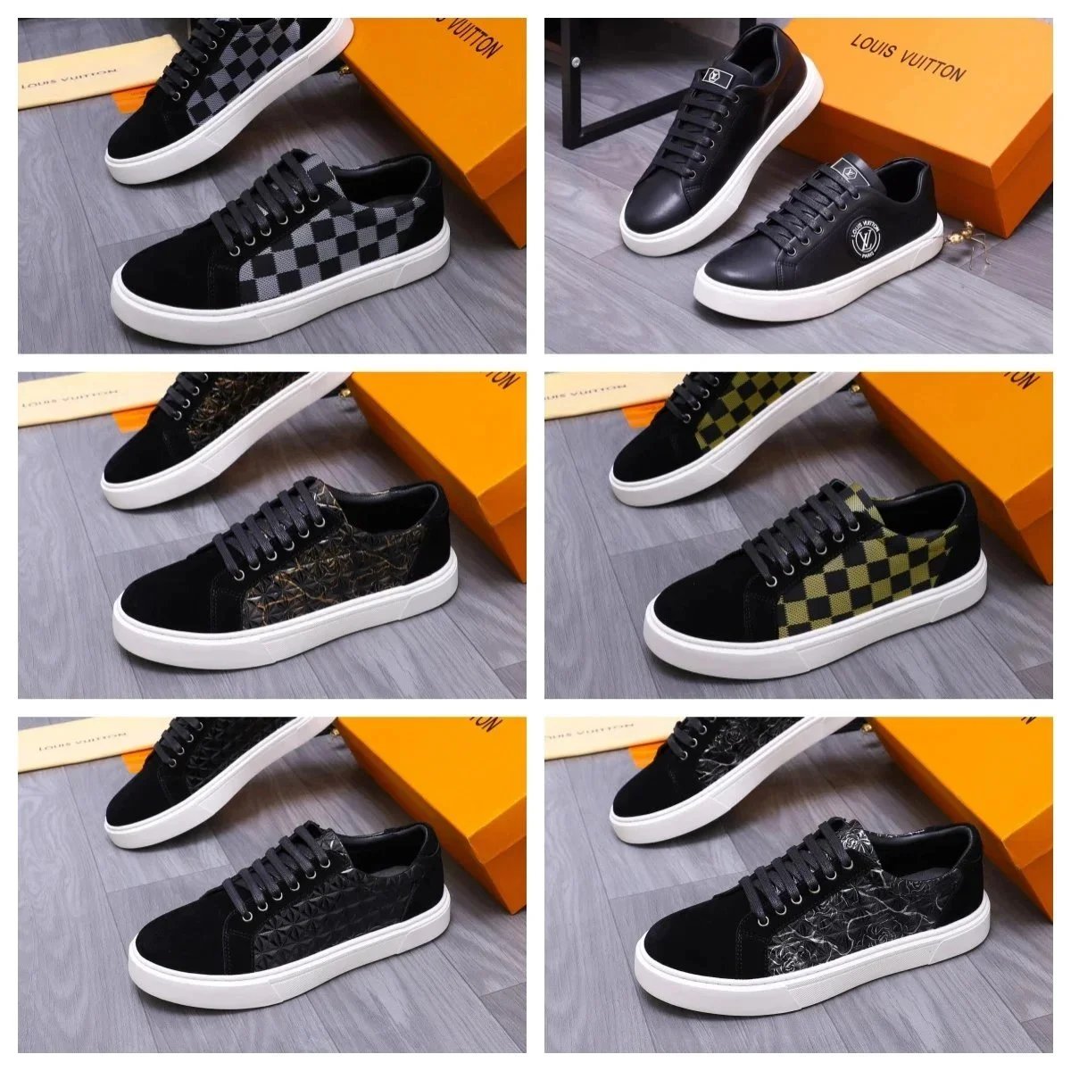 Louis Vuitton LV Sneakers Casual Low Top Shoes Multicolor
