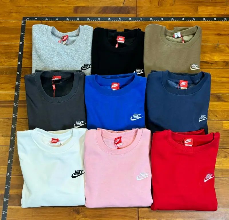Nike Club Fleece Crewneck Casual Sweatshirt Multicolor