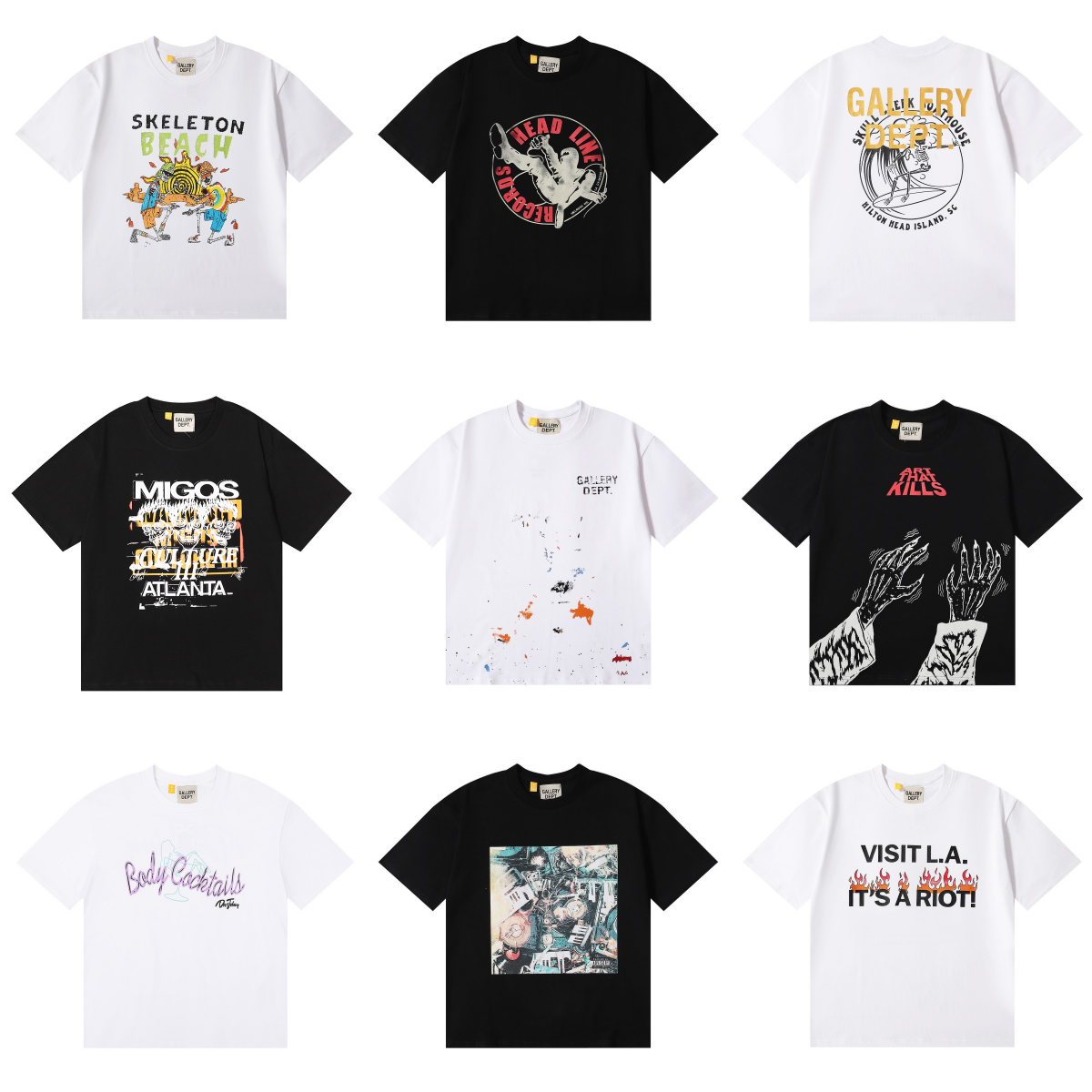 Gallery Dept. Graphic Print Oversized Tee Multicolor