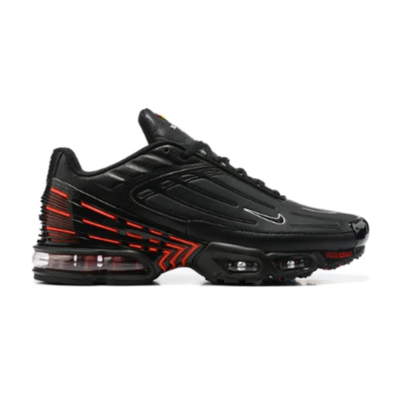 Nike Air Max Plus 3 chunky running sneakers black and red