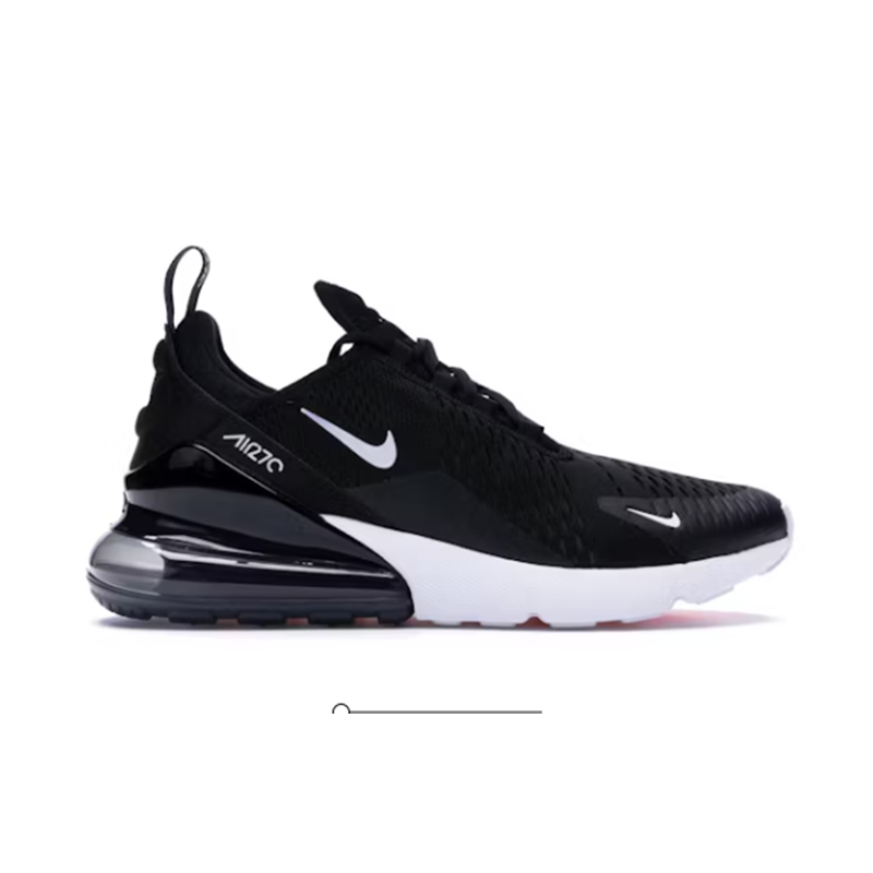 Nike Air Max 270 Chunky Running Sneakers Black and White