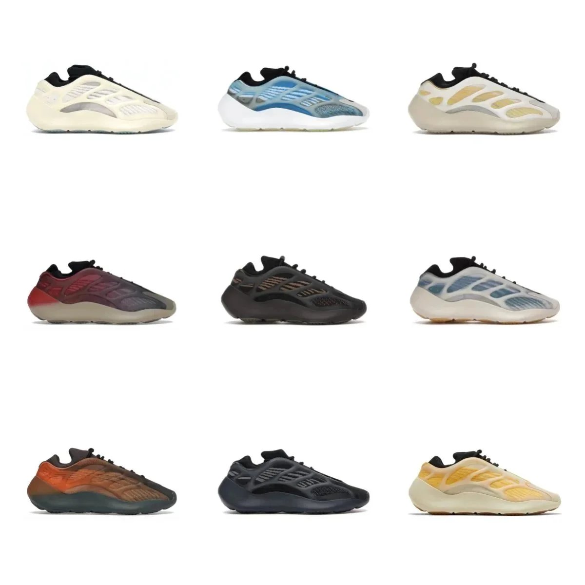 Adidas Yeezy 700 V3 Chunky Sneakers Multicolor
