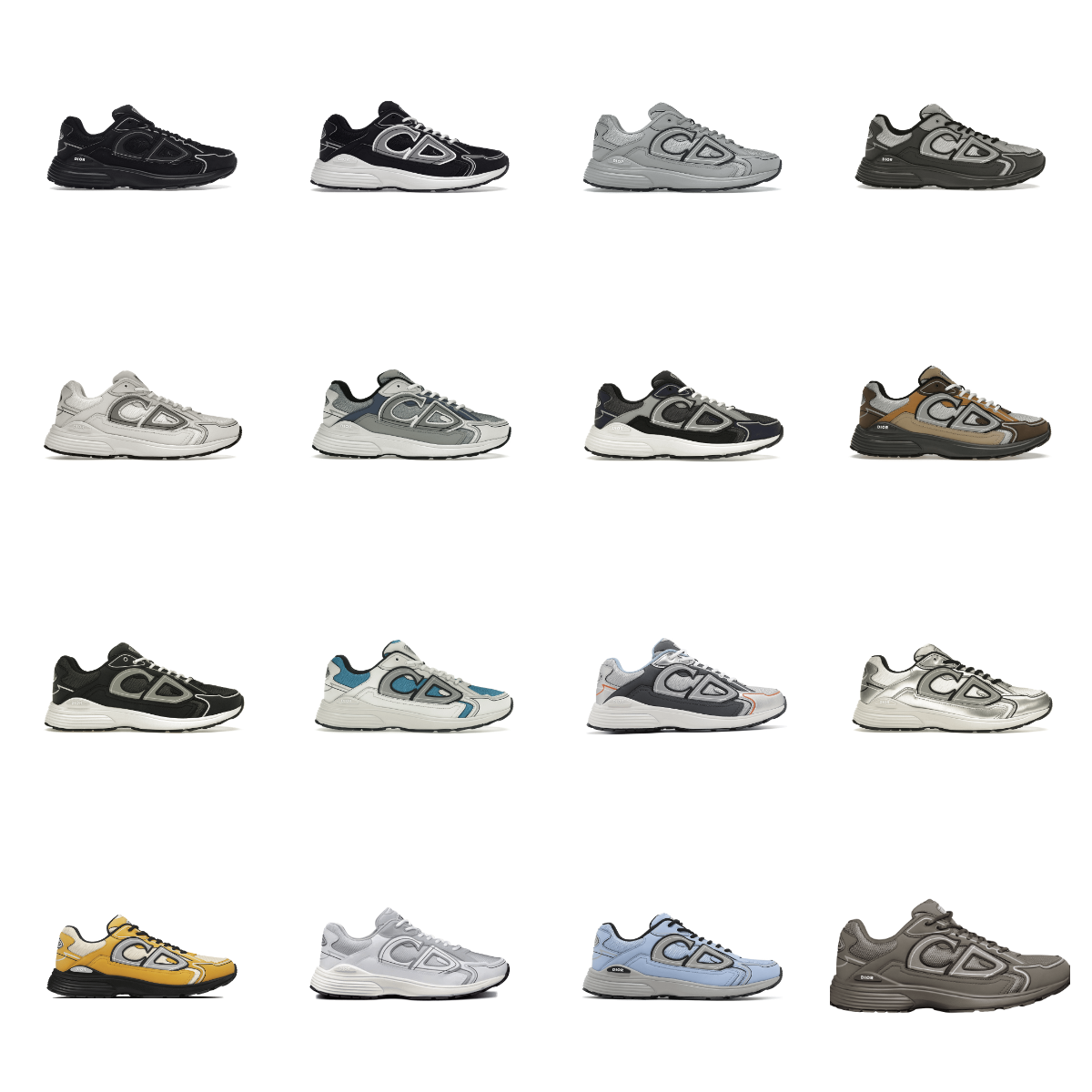 Dior B30 Chunky Sneakers Multicolor