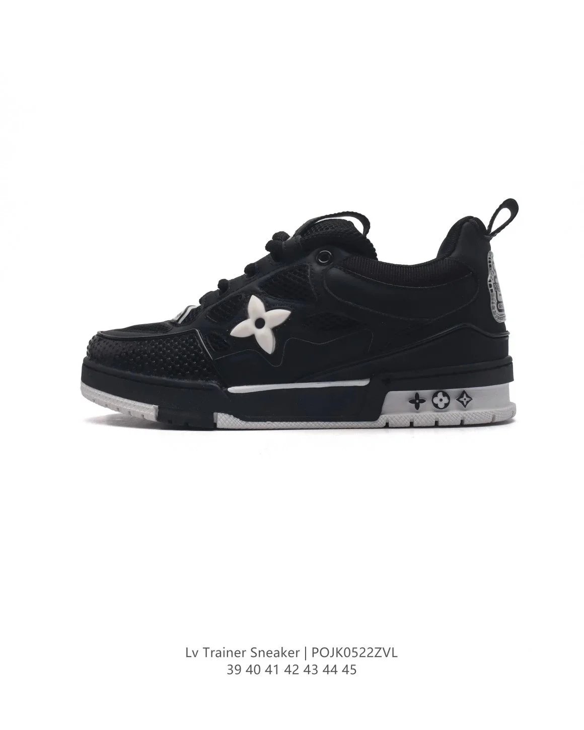 Louis Vuitton LV Trainer Sneaker Chunky Low Top Sneakers Black and White