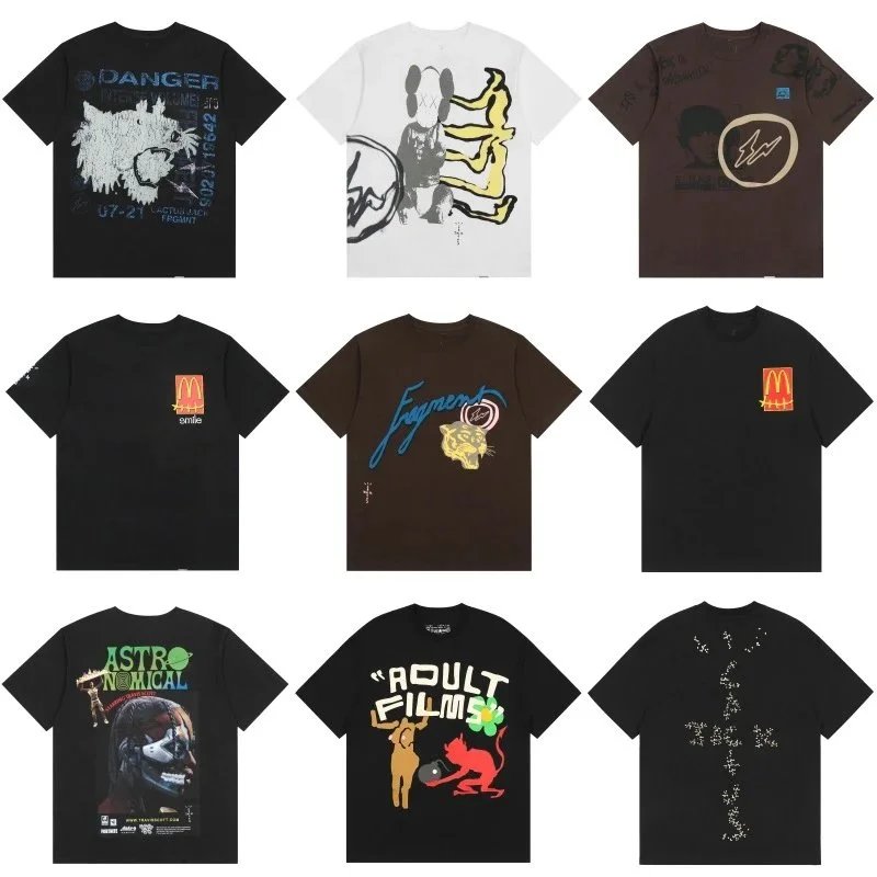 Cactus Jack Graphic Print Oversized Tee Multicolor