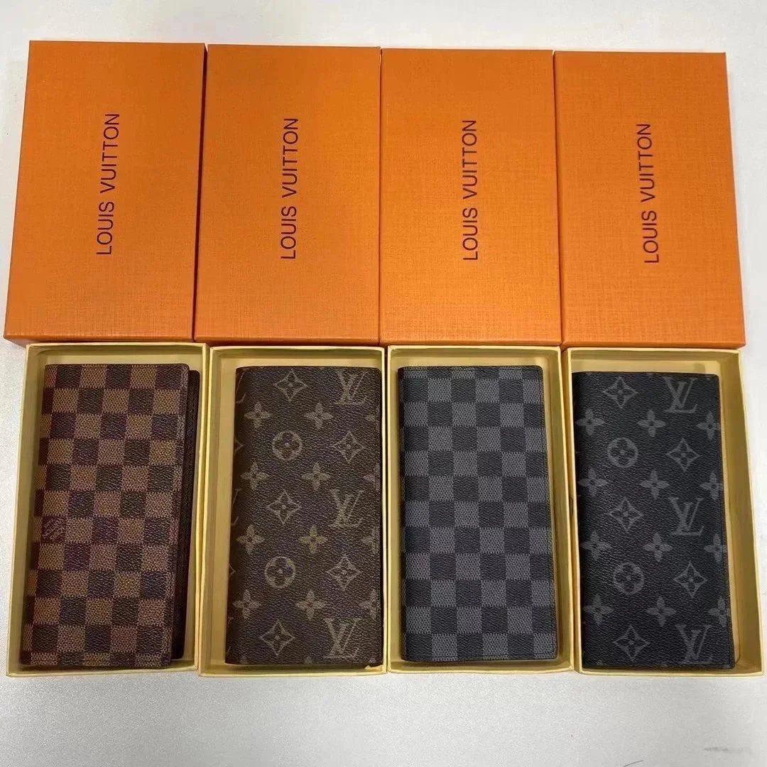 Louis Vuitton LV Brazza Classic Monogram Canvas Wallet Multicolor
