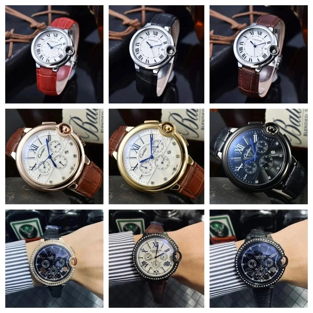 Cartier Ballon Bleu Luxury Watch Multicolor